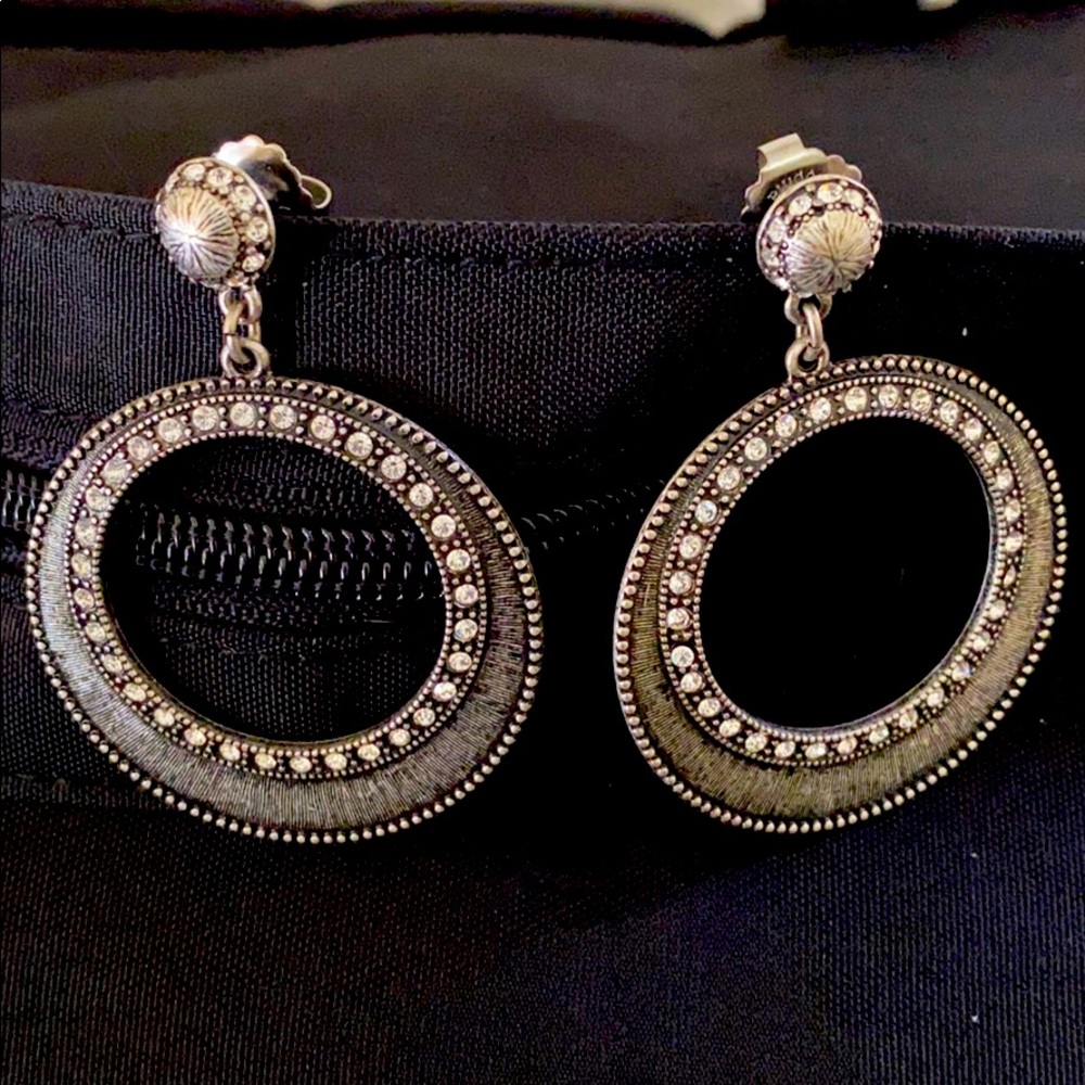 Pewter/Silver Earrings